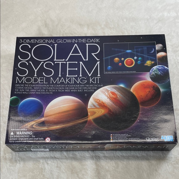 Glow-in-the-Dark Solar System Model Making Kit - Picture 1 of 5
